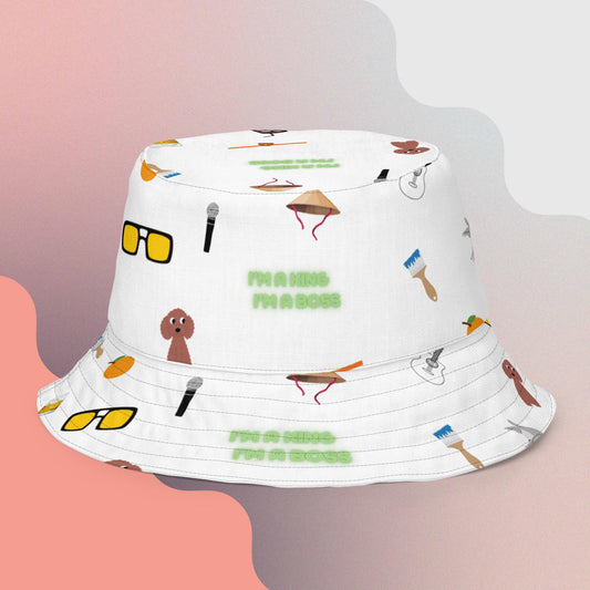 Suga's Favorite Things - Reversible bucket hat