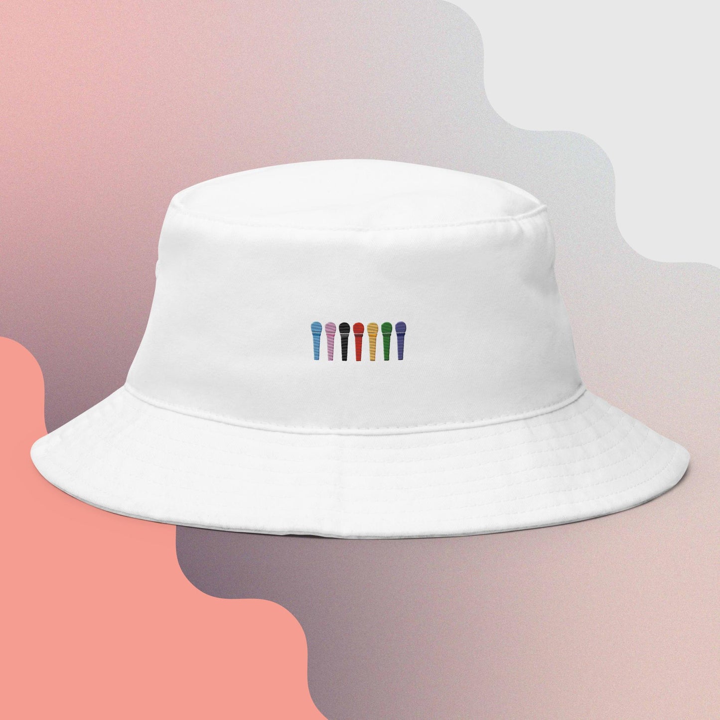 Bangtan Mic Colors Bucket Hat