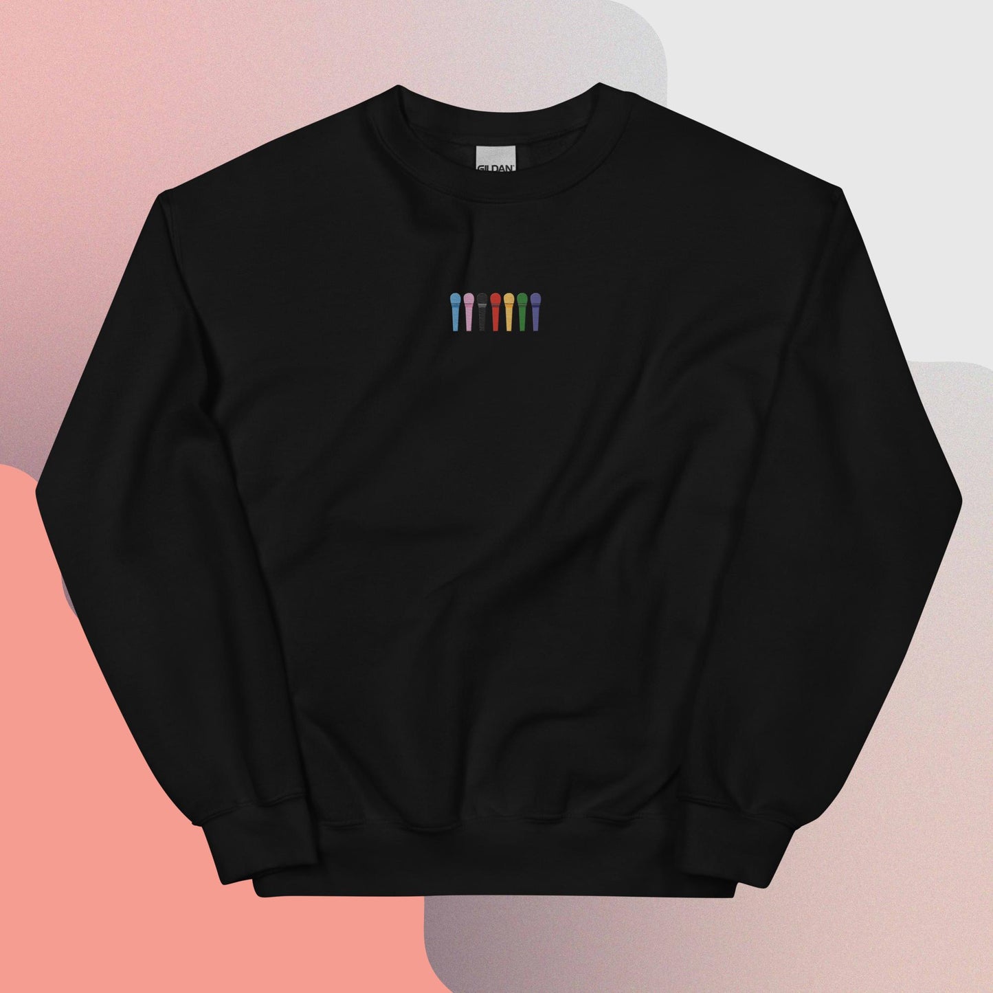 BTS Bangtan Mic Color Embroidered Sweatshirt