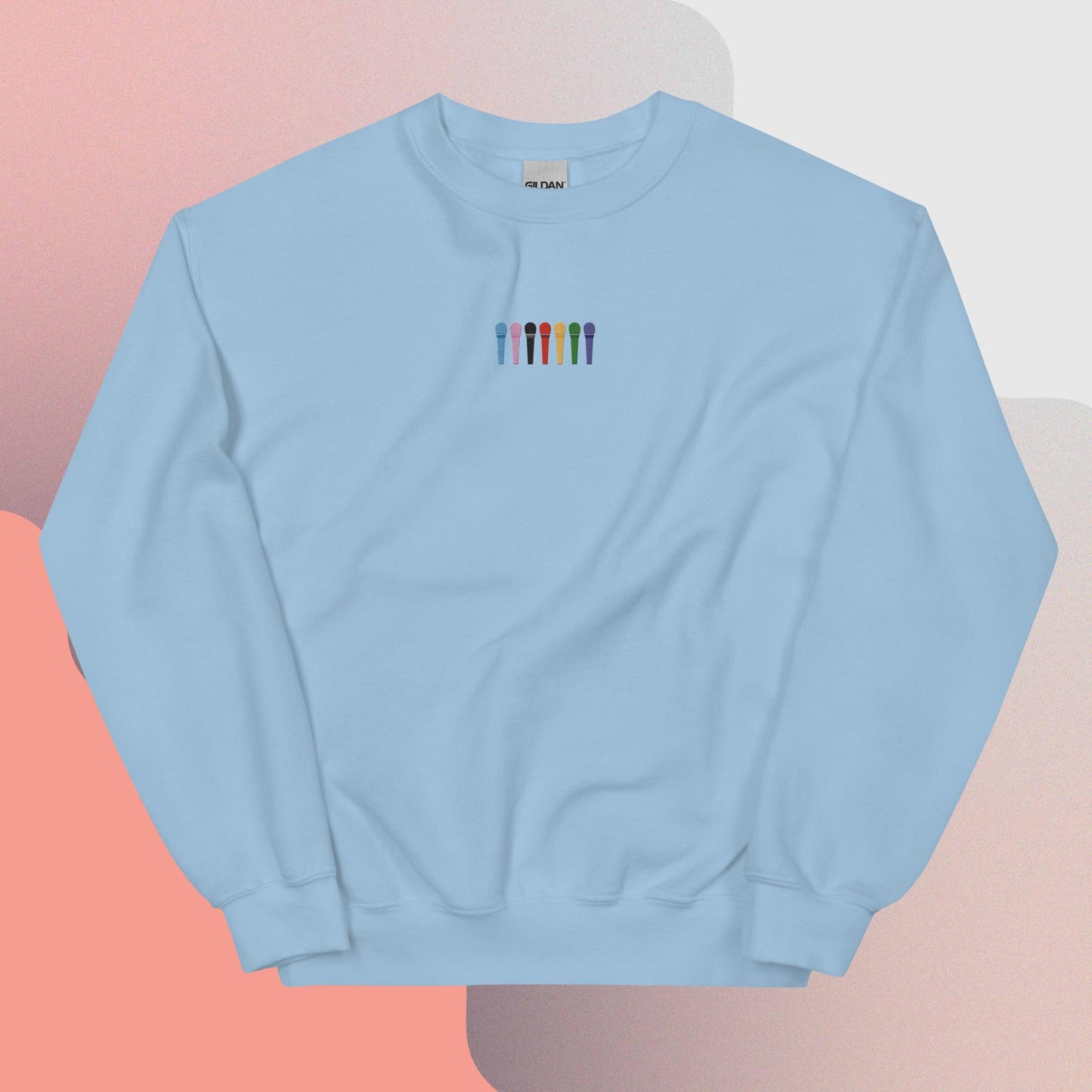 BTS Bangtan Mic Color Embroidered Sweatshirt