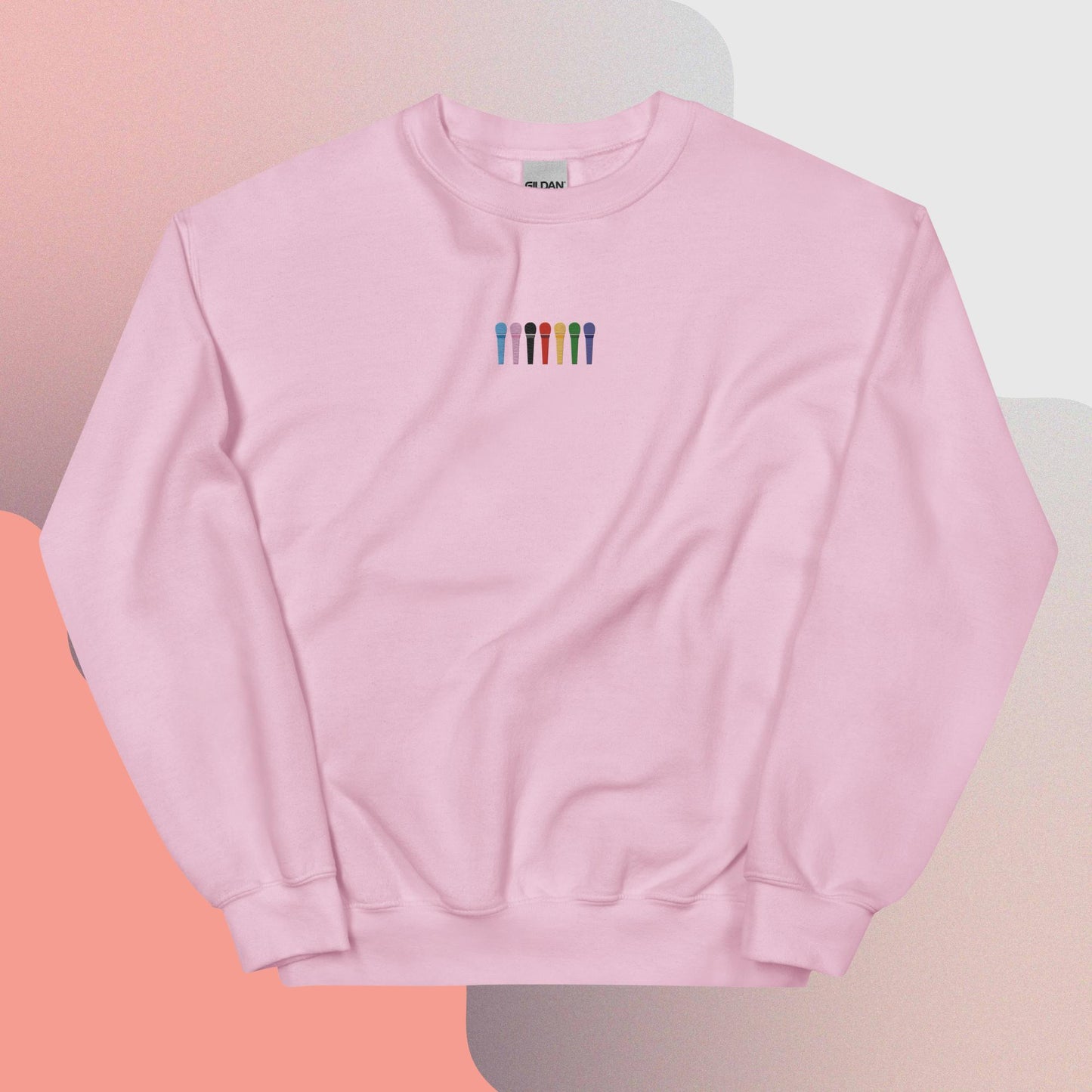 BTS Bangtan Mic Color Embroidered Sweatshirt