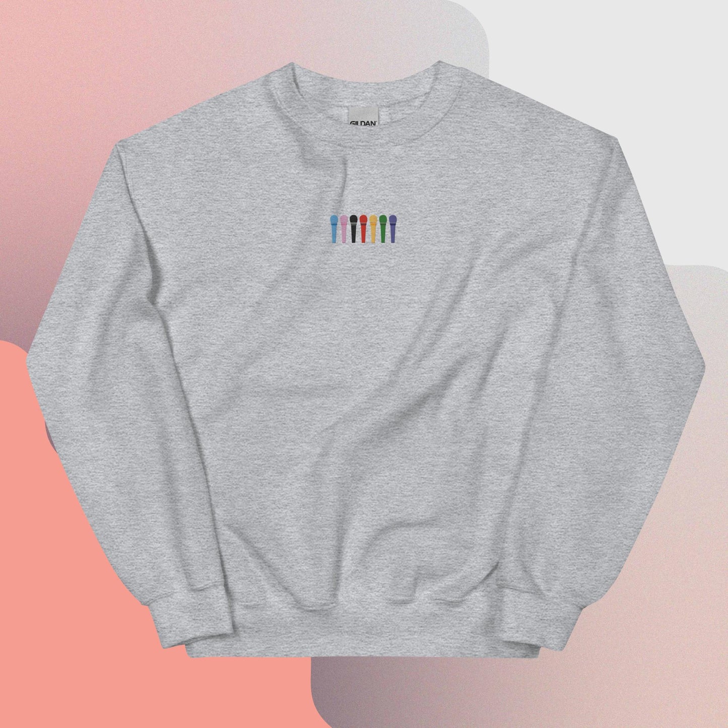 BTS Bangtan Mic Color Embroidered Sweatshirt