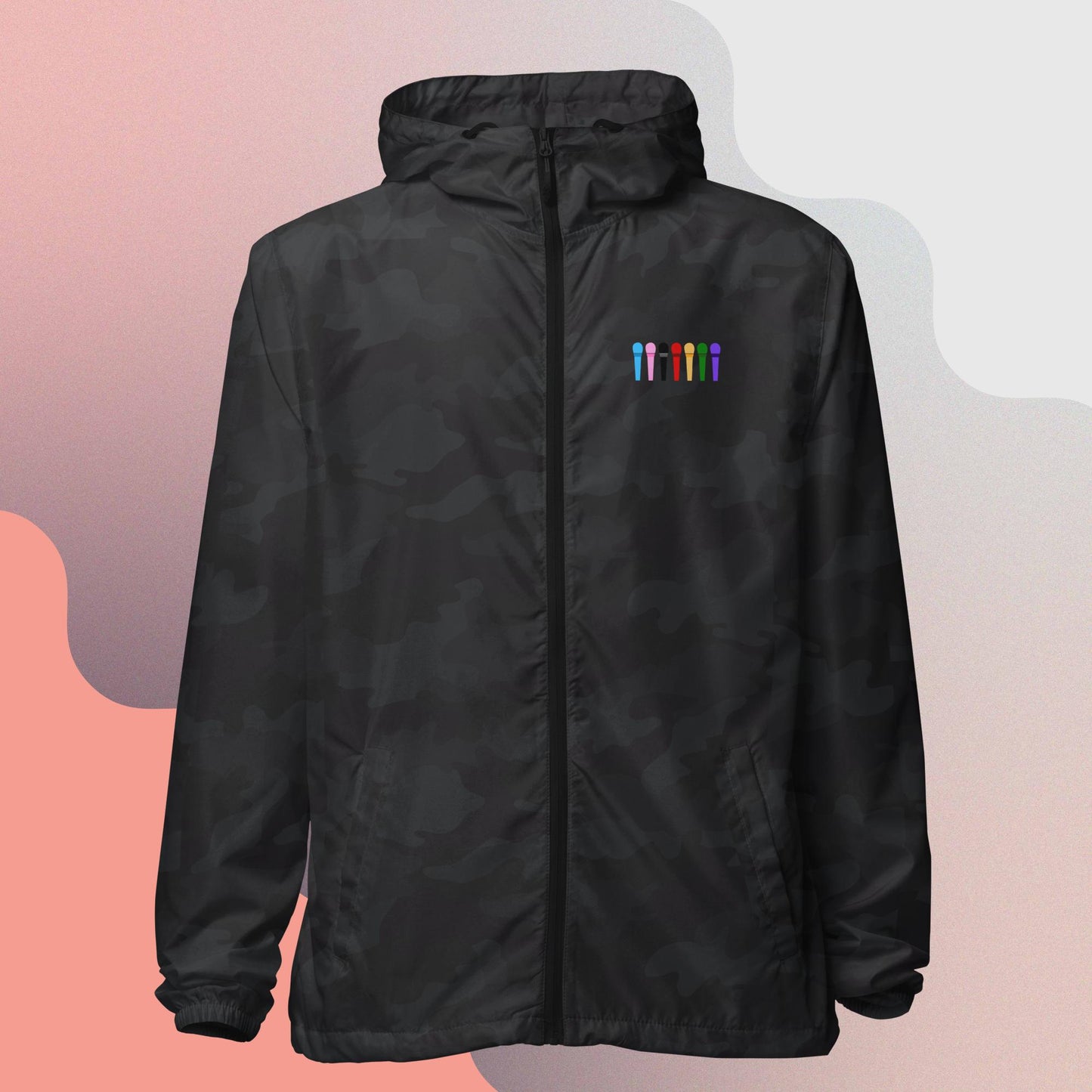 BTS Bangtan Mic Color Windbreaker